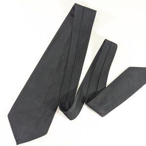 ca 1920s ADES Cravat black silk necktie made in USA